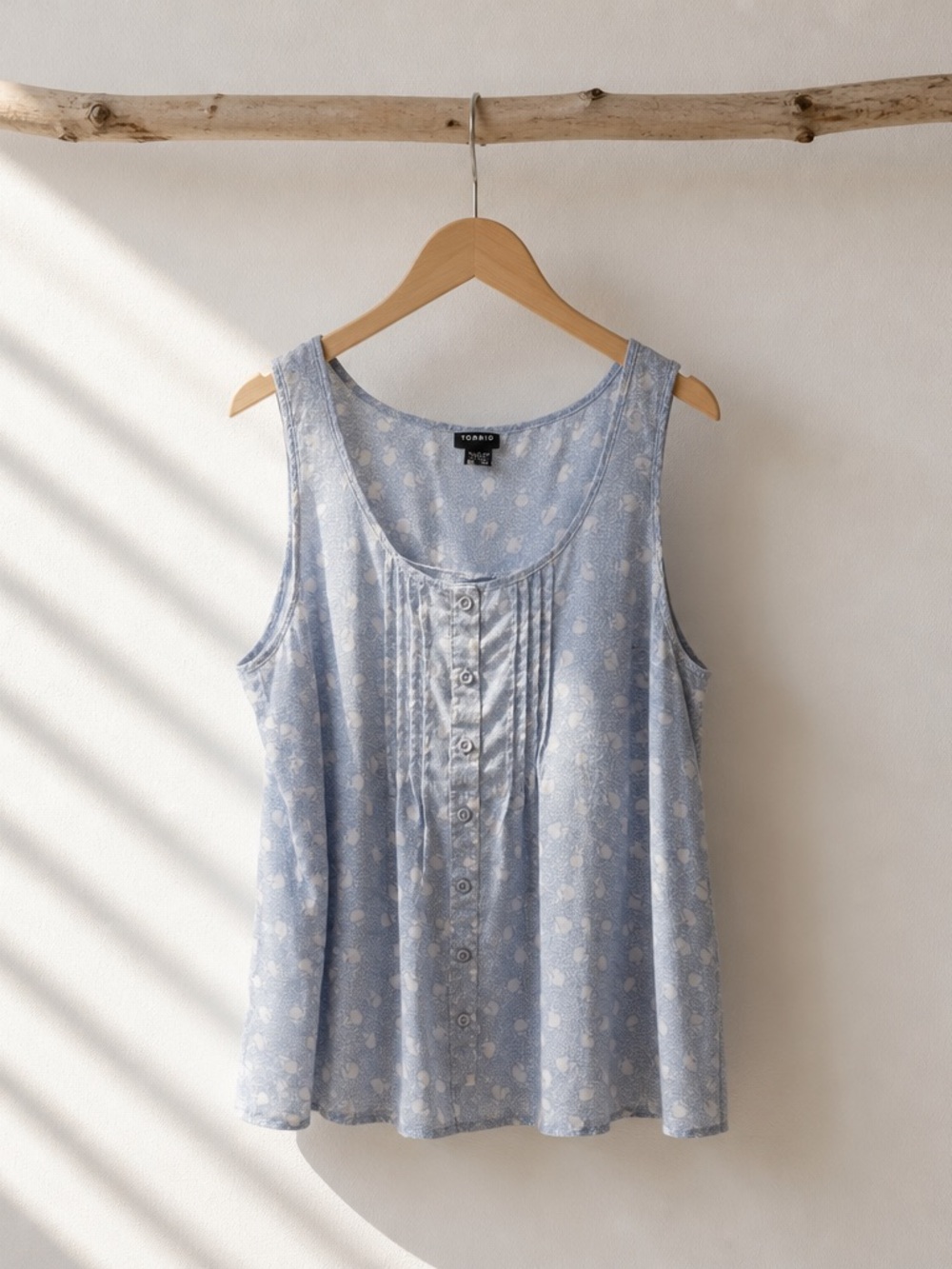 Torrid Floral Chiffon Tank